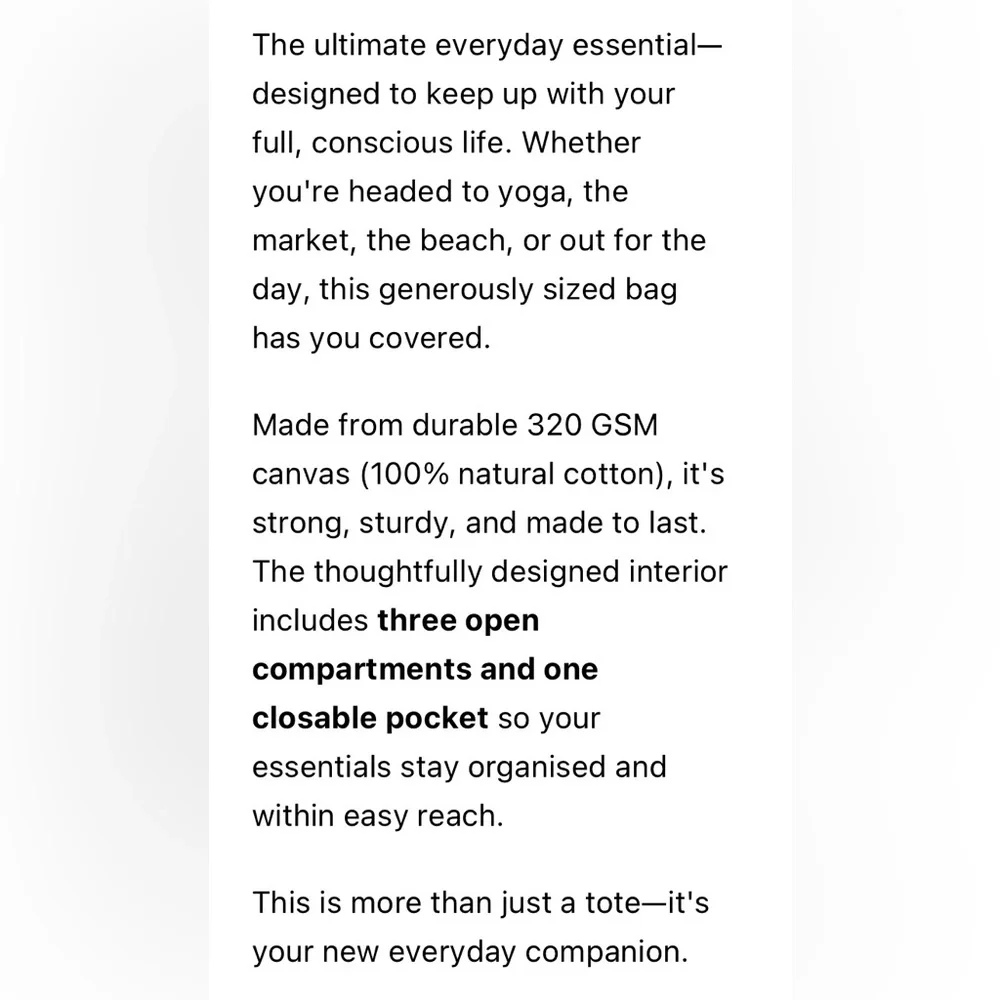 NWT Complete Unity Yoga Premium Carry-All Tote Bag - Picture 5 of 6